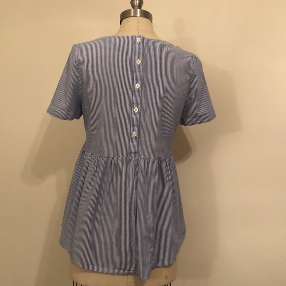 11.1.1 Peplum Striped Top. - Picture 2 of 5